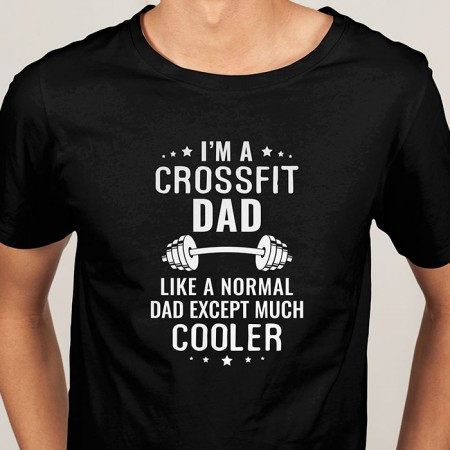 T-SHIRT OUTLET Homem "Crossfit Dad"