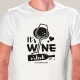 T-shirt homem “Wine o'clock”