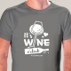 T-shirt homem “Wine o'clock”